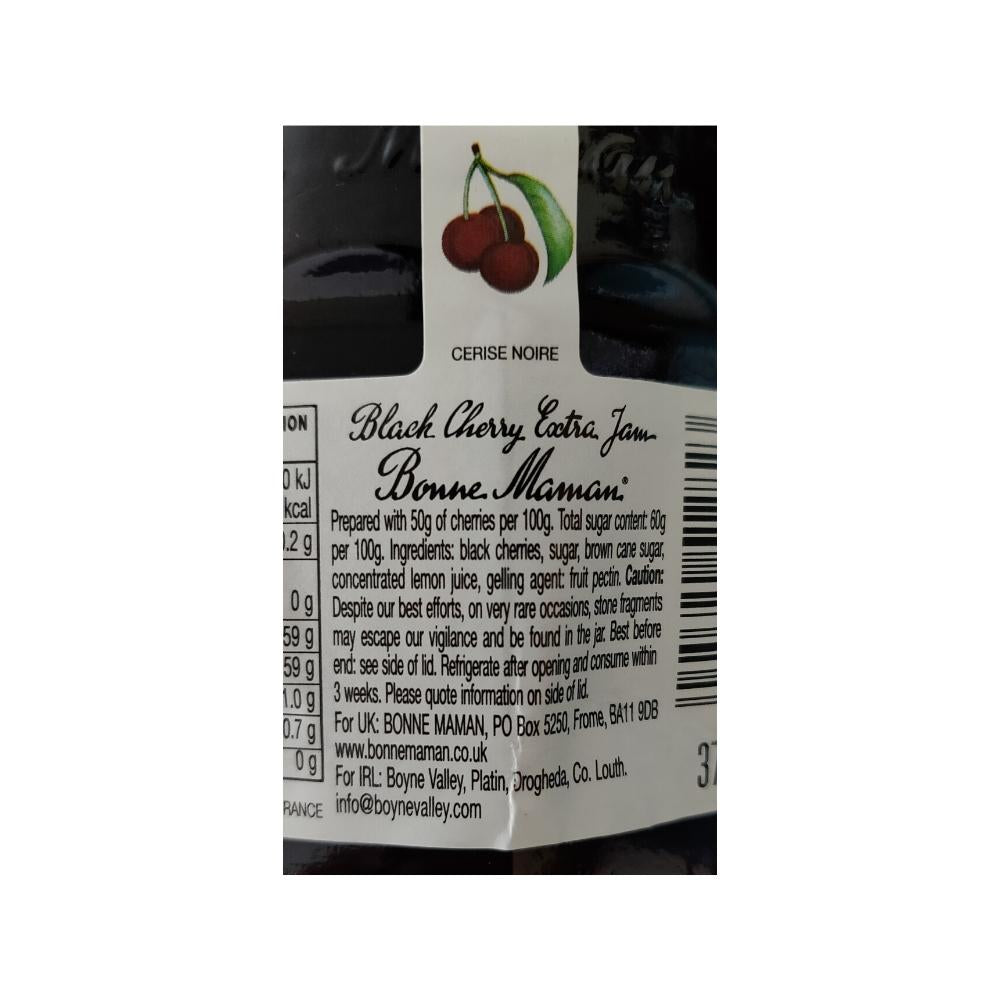 Bonne Maman Black Cherry Conserve 370g Label (1)