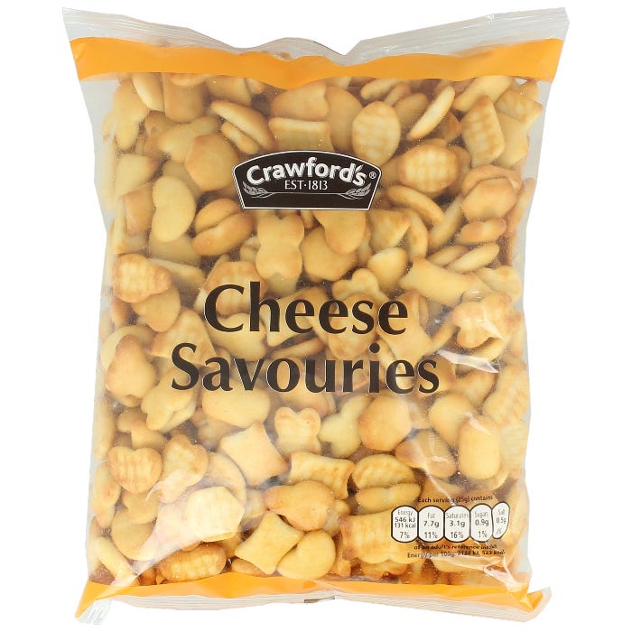 Crawford's Cheese Savouries Snack 325g