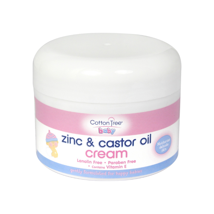 Cotton Tree Nappy Rash Zinc & Castor Oil Cream 200ml