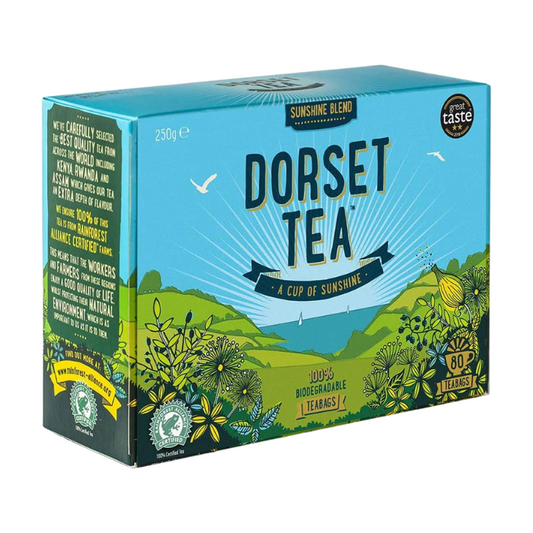 Dorset Tea Sunshine Blend 80 Tea Bags, 250g