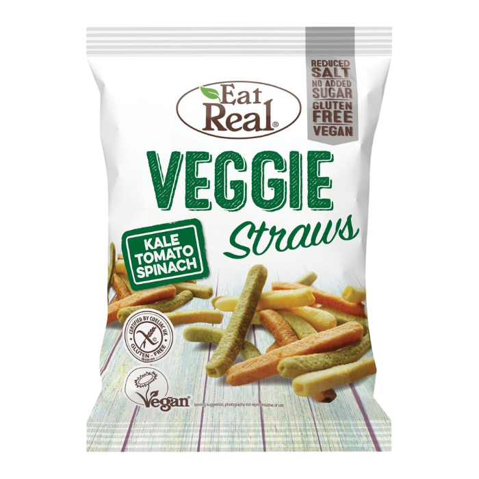 Eat Real Veggie Straws Kale, Tomato & Spinach 113g
