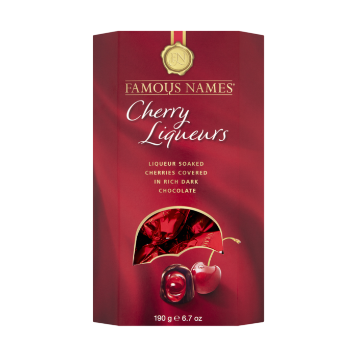 Famous Names Cherry Liqueur Chocolates 190g