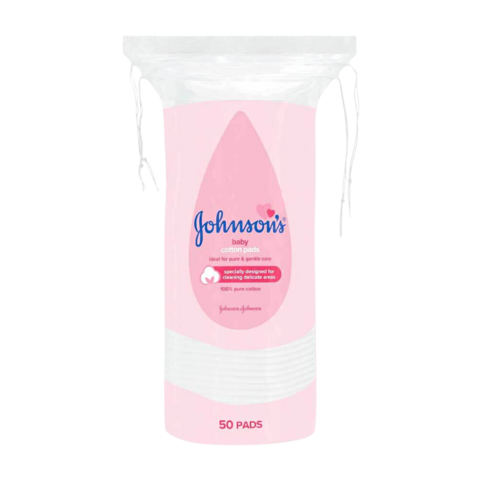 Johnson's Baby Cotton Pads 50 Pack