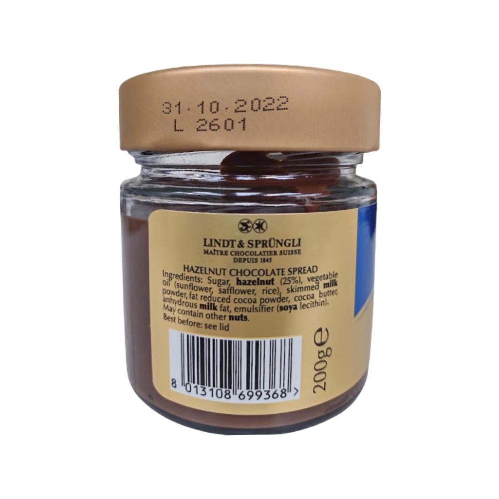 Lindt Hazelnut Chocolate Spread 200g Label (1)