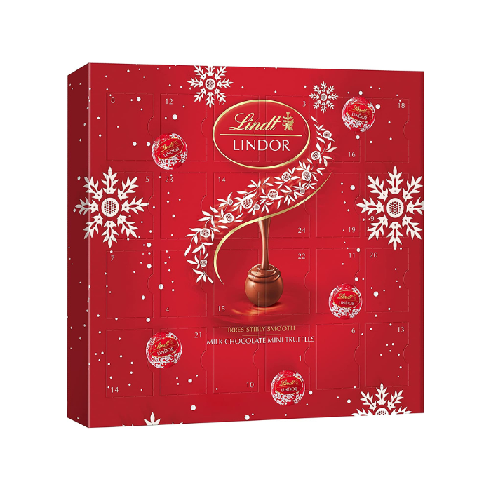Lindt Lindor Milk Chocolate Mini Advent Calendar 109g The Pantry Basket lindt-lindor-milk-chocolate-mini-advent-calendar-109g-the-pantry-basket