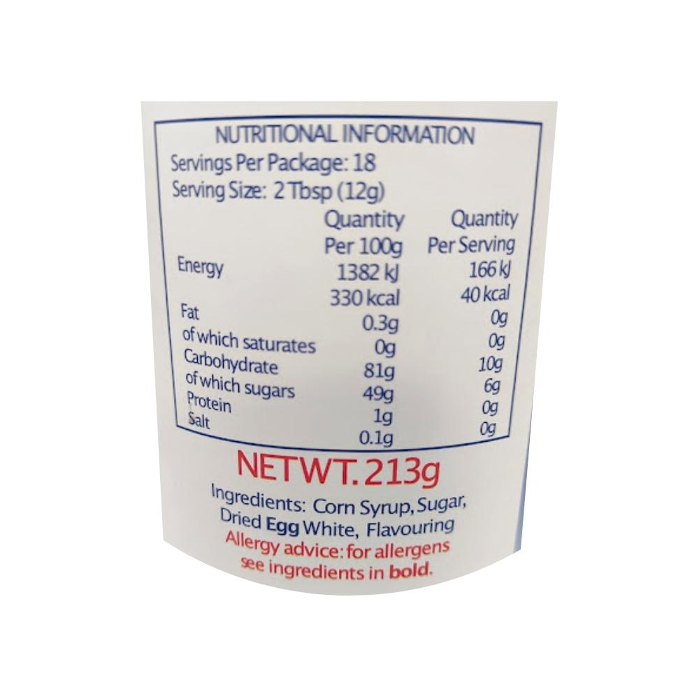 Marshmallow Fluff 213g Label