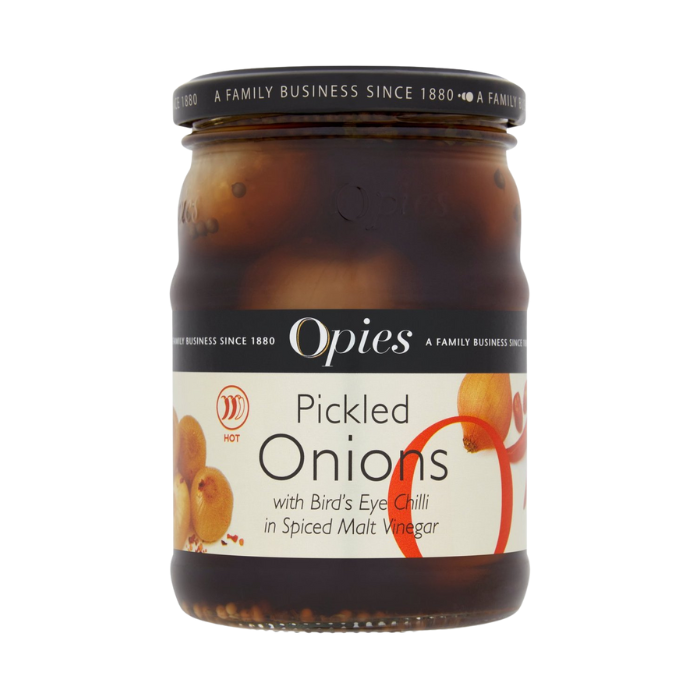 Opies Pickled Onions with Bird's Eye Chilli 360g