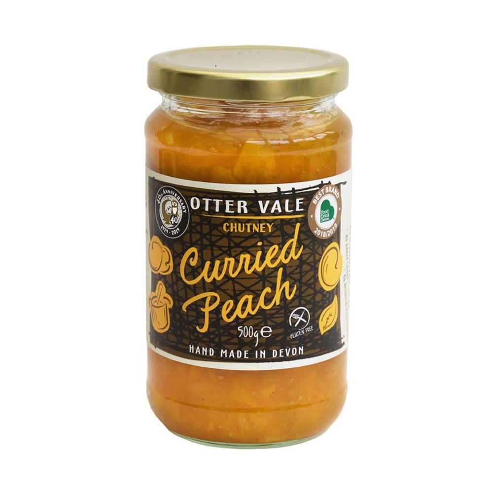 Otter Vale Curried Peach Chutney 500g