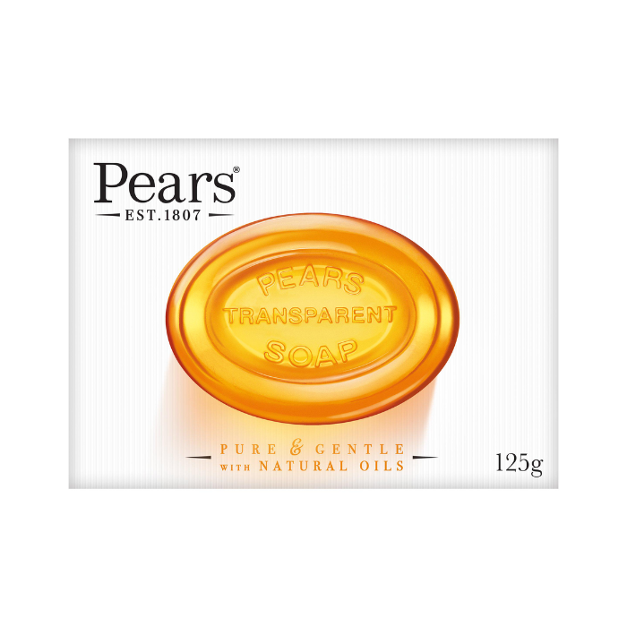Pears Transparent Amber Bar Soap 125g