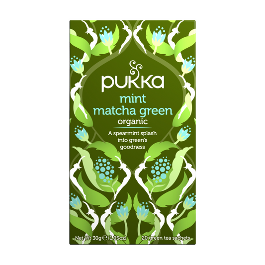 Pukka Herbs Mint Matcha Green 20 Tea Sachets, 30g