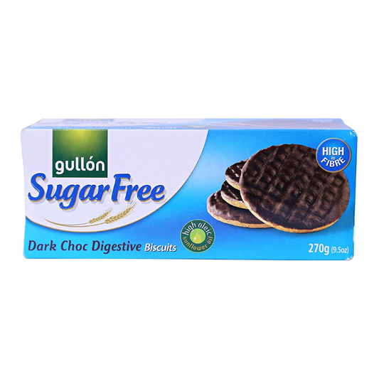 Gullon Sugar Free Dark Chocolate Digestive Biscuits 270g