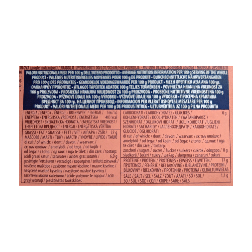 Rio Mare Tuna in Olive Oil 6 Cans x 80g Label (2)