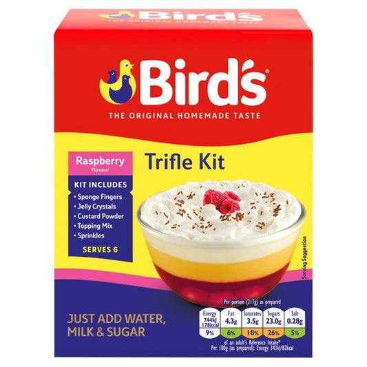 Bird's Trifle Kit Raspberry Flavour 141g