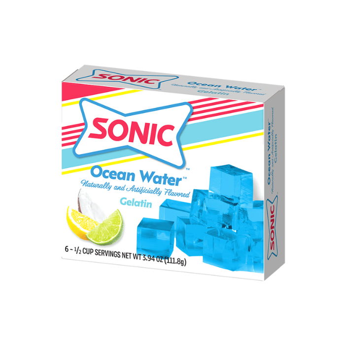 Sonic Ocean Water Gelatin Dessert Mix 111.8g
