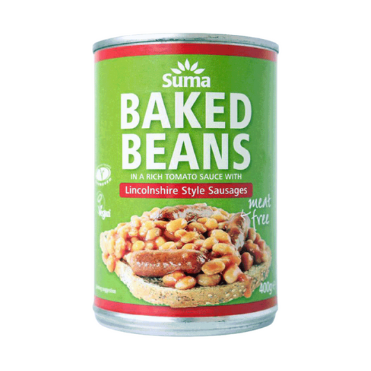 Suma Baked Beans & Vegan Sausages 400g