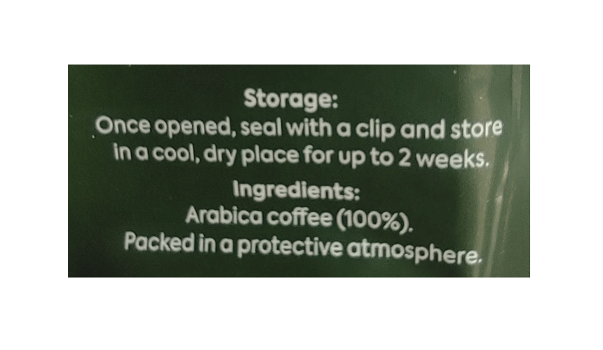 Taylors of Harrogate Rich Italian Ground Coffee 227g Label