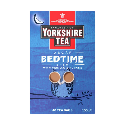 Taylors of Harrogate Yorkshire Tea Decaf Bedtime Brew 40 Tea Bags, 100g