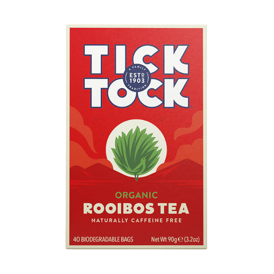 Tick Tock Organic Rooibos 40 Tea Bags
