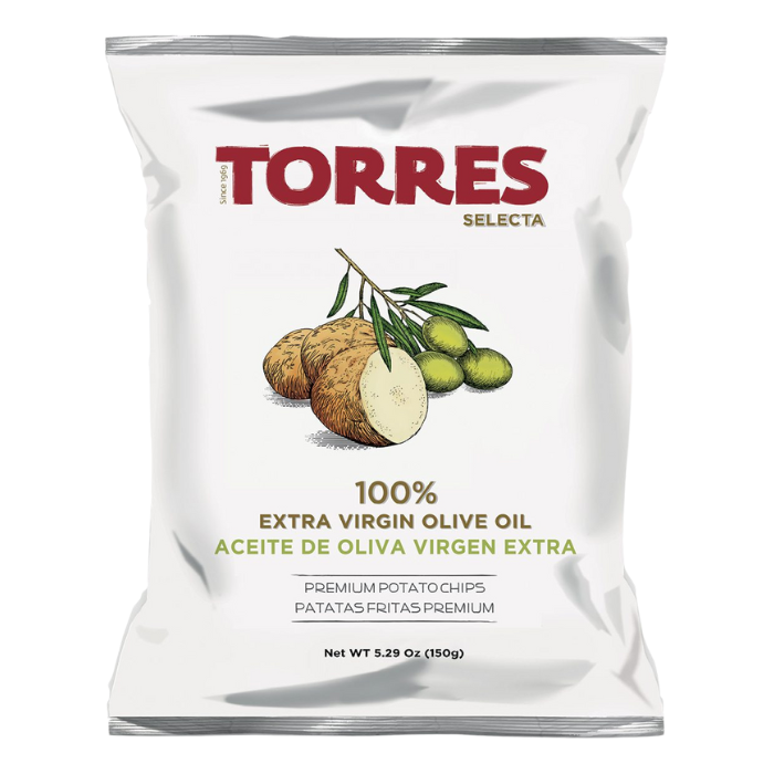 Torres Selecta 100% Extra Virgin Olive Oil Potato Crisps 150g
