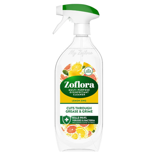 Zoflora Lemon Zing Multipurpose Disinfectant Cleaner Spray 800ml