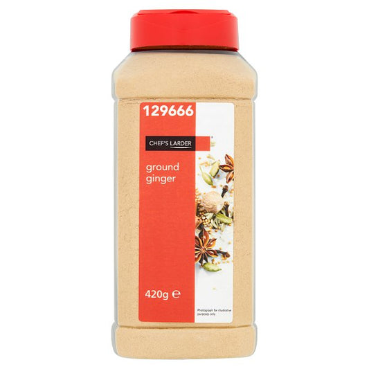 Chef’s Larder Ground Ginger 420g – Heat Treated, Bold & Aromatic Spice
