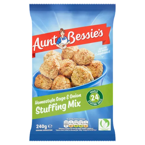 Aunt Bessies Stuffing Mix Sage Onion 240g