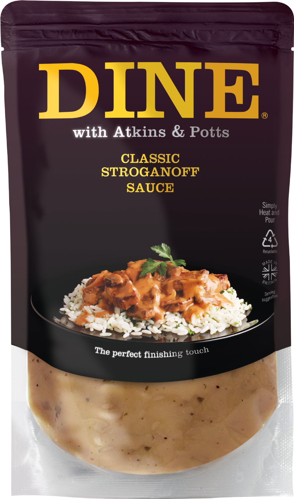 Atkins & Potts Classic Stroganoff Sauce 350g – Ready-Made