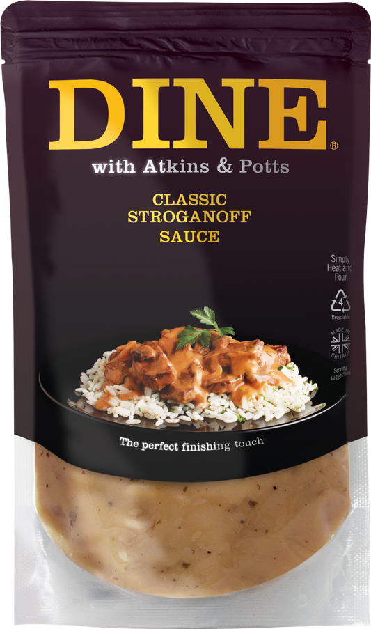 Atkins & Potts Classic Stroganoff Sauce 350g – Ready-Made