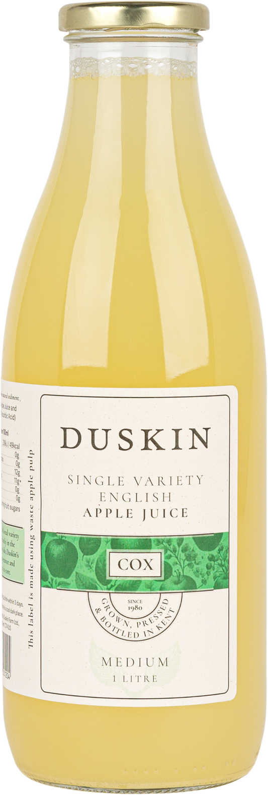 Pure English Apple Juice - Cox (Medium) 1L