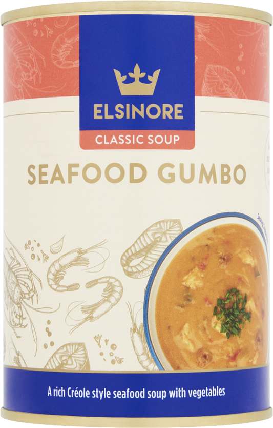 Elsinore Seafood Gumbo Soup 400g – Shrimp & Lobster with Vegetables