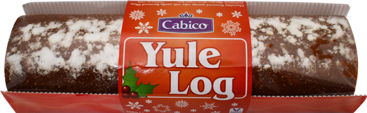 Cabico Christmas Chocolate Yule Log Cake 350g