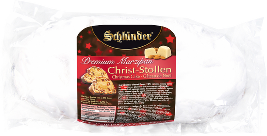 Schlunder Premium Marzipan Stollen Christmas Cake 500g