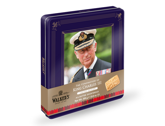 Walkers - King Charles III Coronation Tin 300g