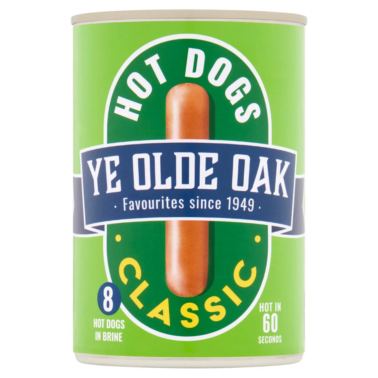 Ye Olde Oak 8 Hot Dogs in Brine 12 x 400g Cans