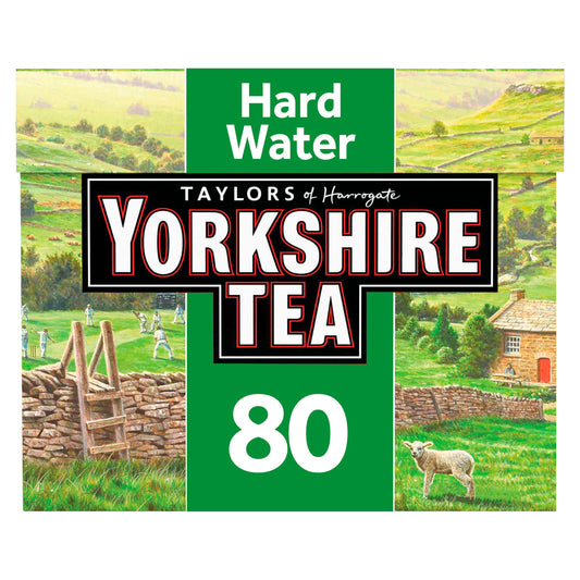 Yorkshire Tea Hard Water 80 Tea Bags 250g