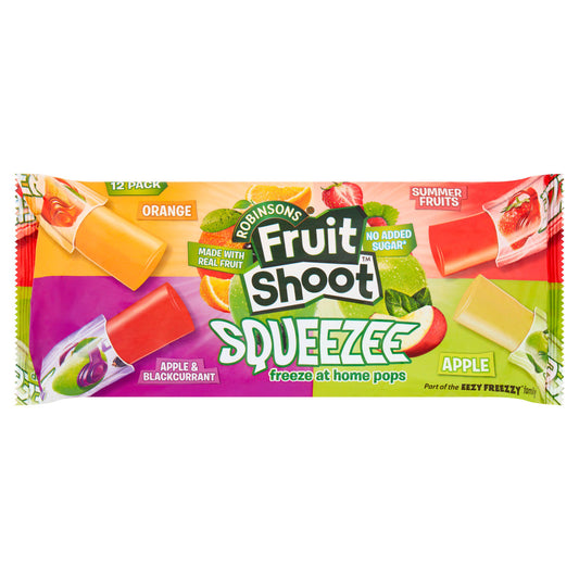 Fruit Shoot Squeezee Ice Pops 12x45ml