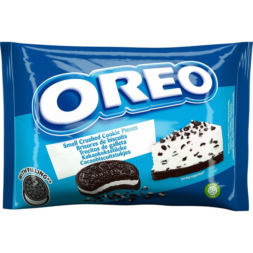 Oreo Small Crushed Cookie Pieces With Creme Filling 400g