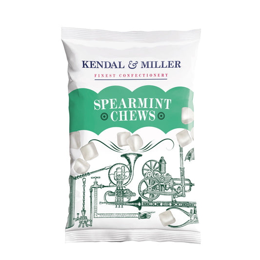 Kendal & Miller Spearmint Chews 150g Bags – Mint Chewy Sweets