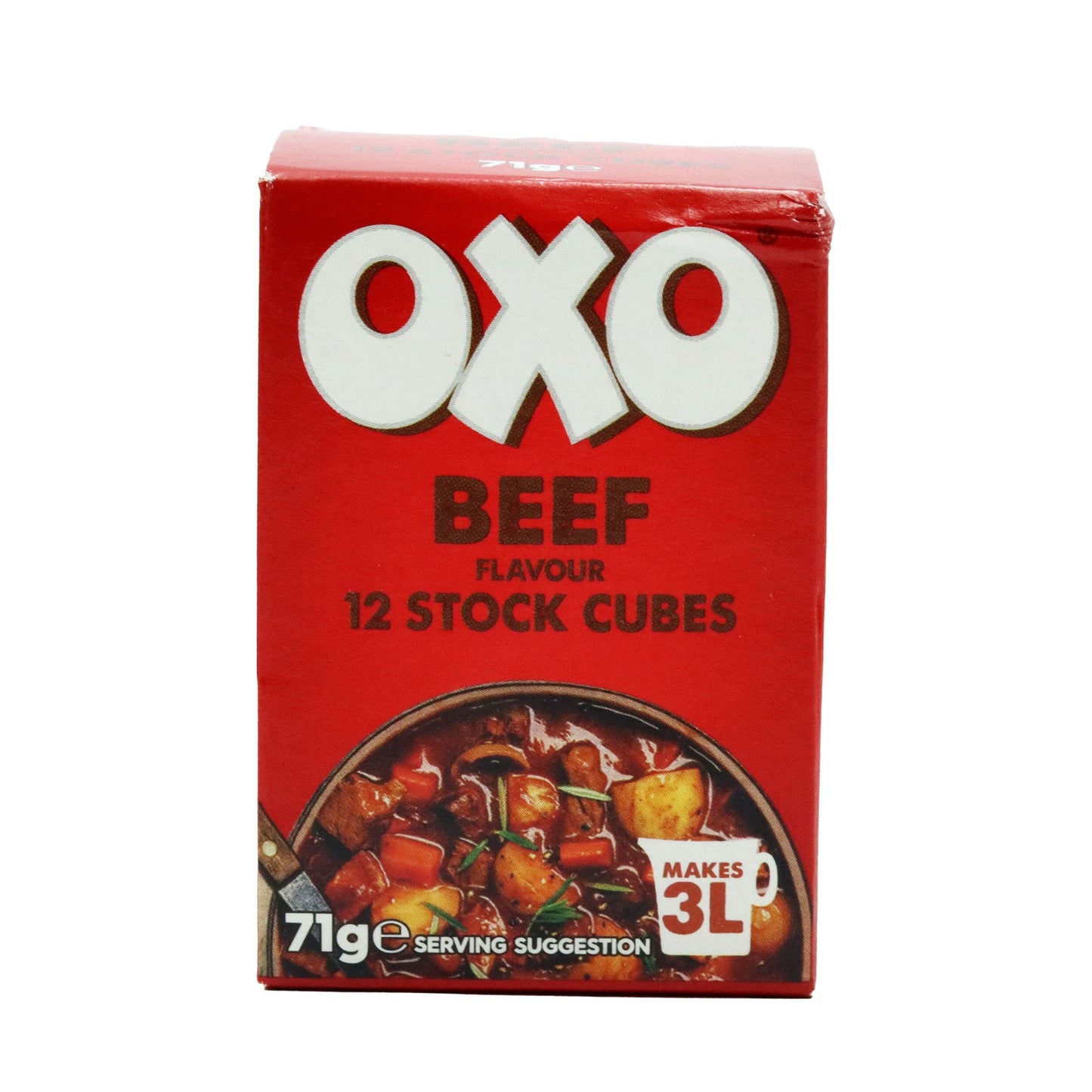 Oxo Beef Stock Cubes 12 Pack Makes 3L 71g