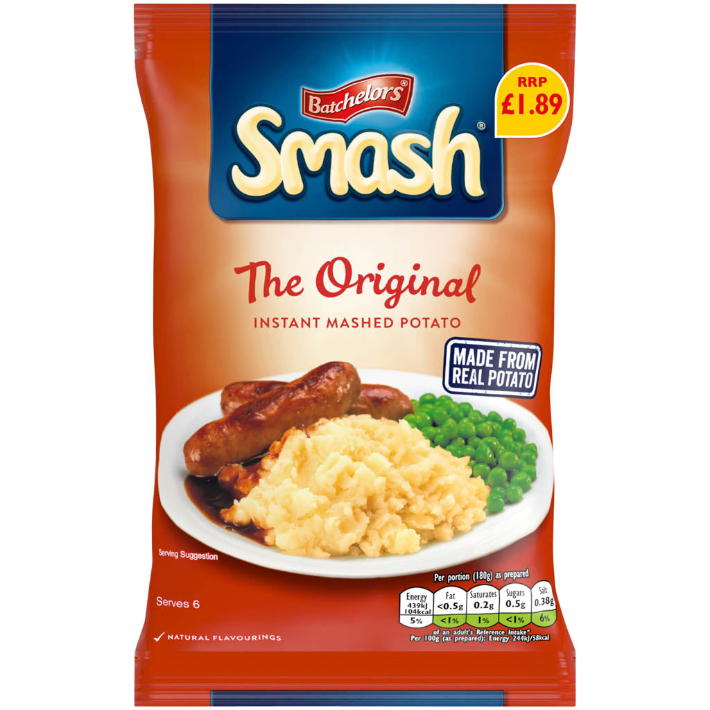 Smash Original Packet Instant Mash Potatoes 176g