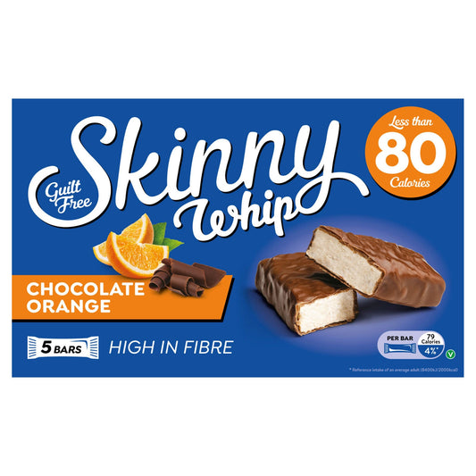 Skinny Whip Orange Chocolate Bar 20g Pack of 5
