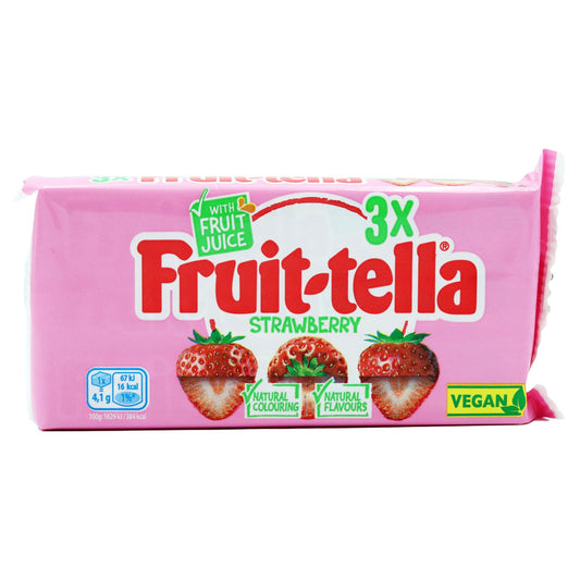 Fruit-tella Strawberry Chews 3 x 41g
