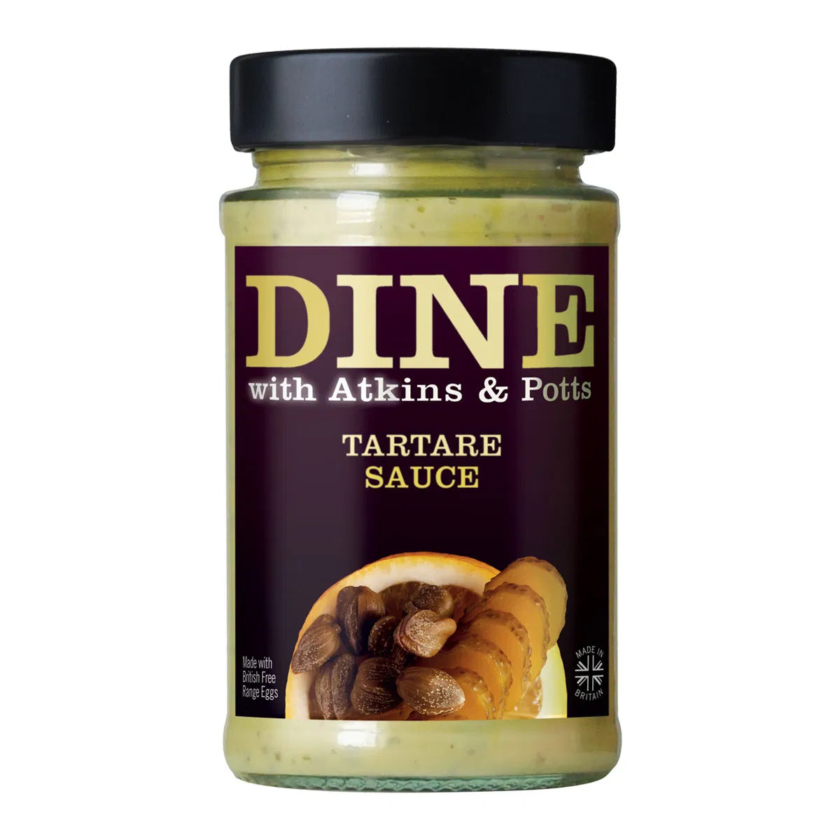 Atkins & Potts Tartare Sauce 185g – Classic Seafood Condiment