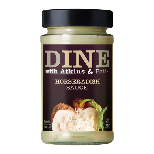 Atkins & Potts Horseradish Sauce 185g Gluten Free