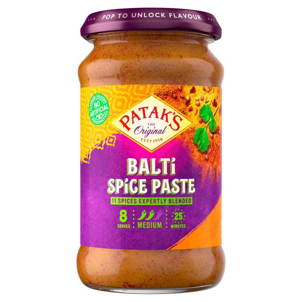 Patak’s Balti Curry Paste 283g Medium Curry Base