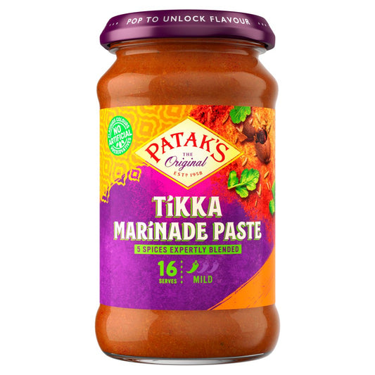 Patak’s Tikka Marinade Paste Mild 300g Indian Spice Blend