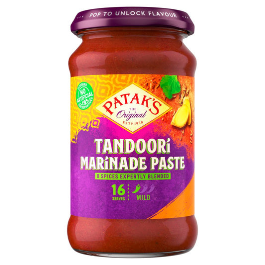 Patak’s Original Tandoori Marinade Paste Mild 312g | Indian Marinade