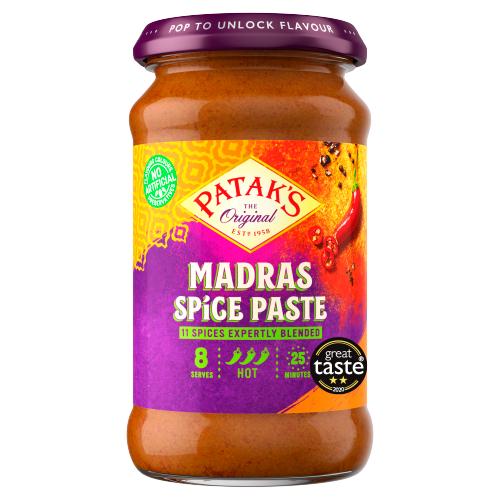 Patak's Madras Curry Paste Spice 283g