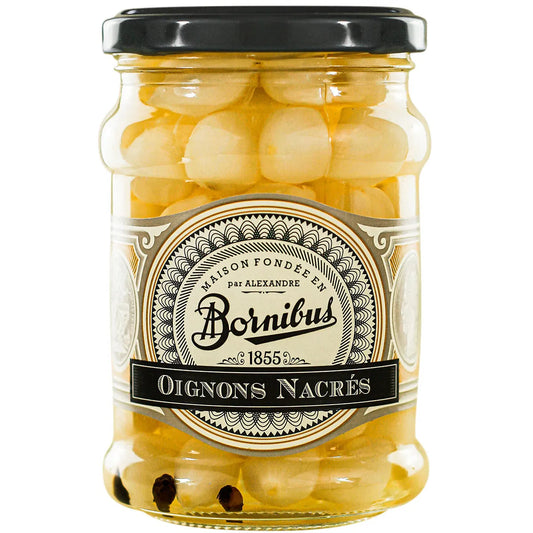 Bornibus Pearl Onions 260g French Pickled Onions Gluten Free