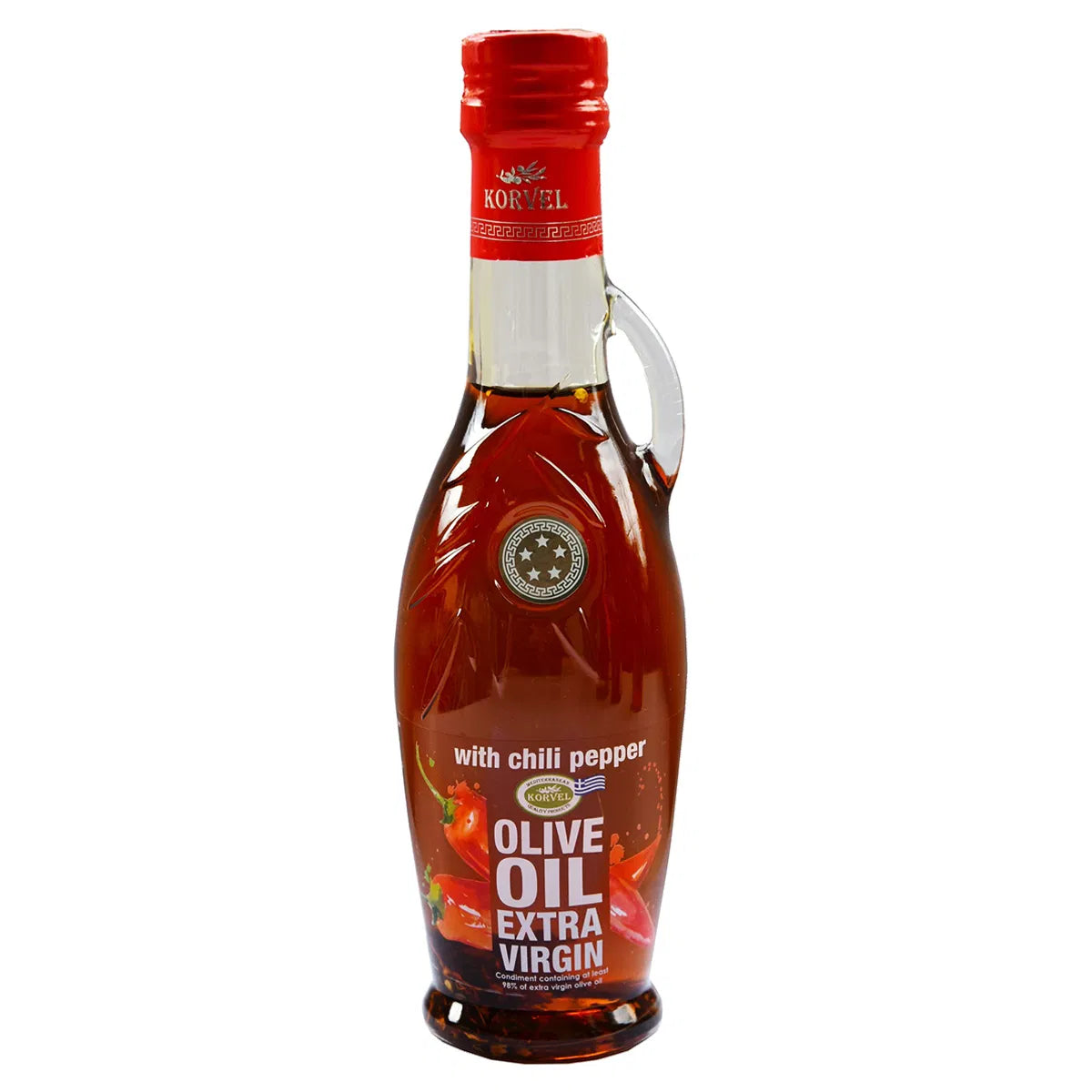 Korvel Greek Chilli Infused Extra Virgin Olive Oil 250ml